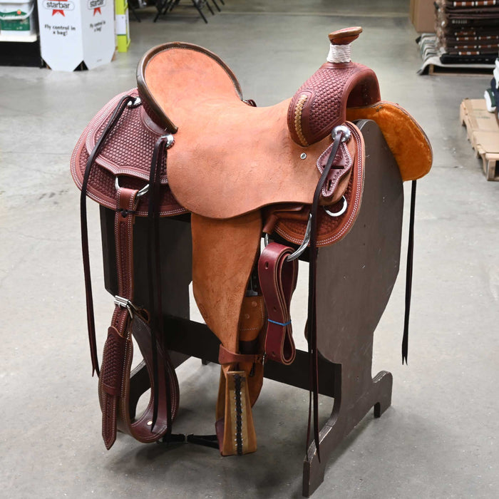 16.5" TESKEY'S RANCH ASSOCIATION SADDLE Saddles - New Teskey's Saddlery