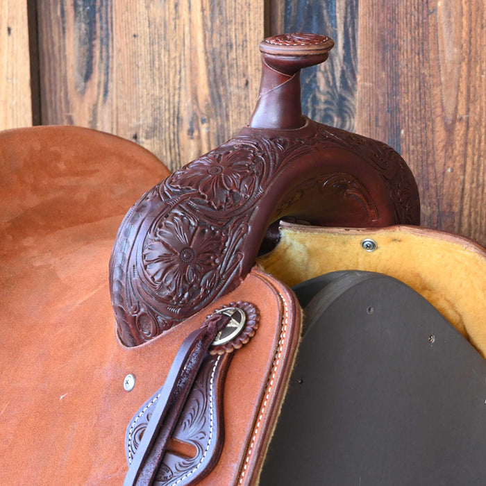 14.5" JEFF SMITH BUSTER WELCH RANCH CUTTER SADDLE