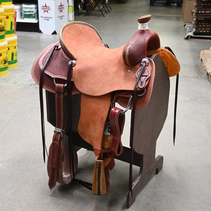 16.5" TESKEY'S RANCH ASSOCIATION SADDLE Saddles - New Teskey's Saddlery