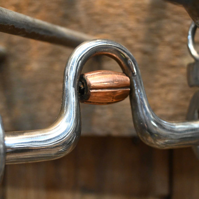 Cutrell Silver Mounted Solid Port Bit w/Cricket