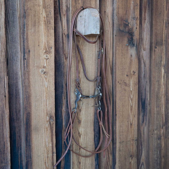 Smooth Snaffle Bridle Rig w/Browband Headstall