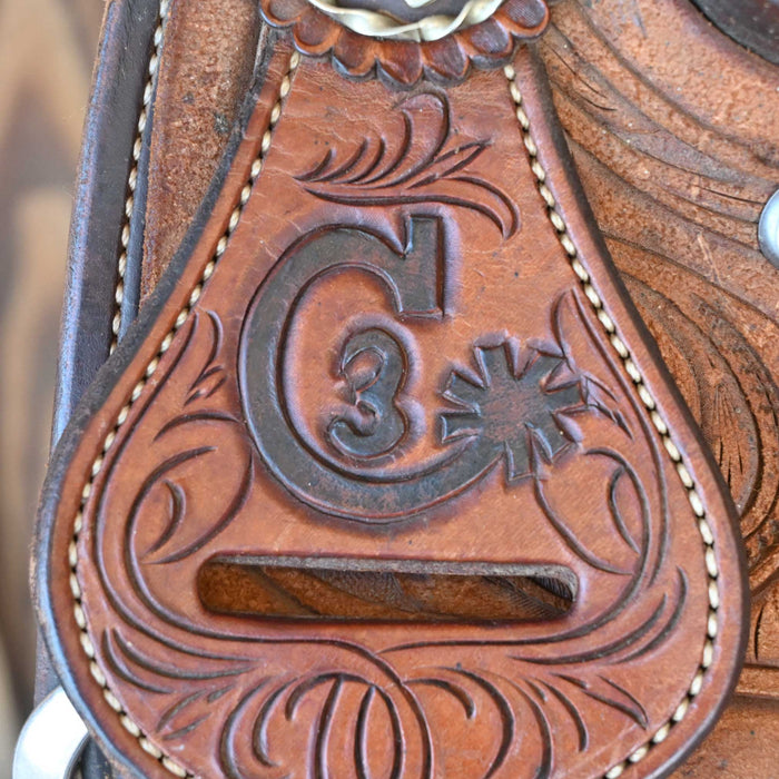 15" USED JEFF SMITH C3 BARREL SADDLE Saddles - Used Jeff Smith