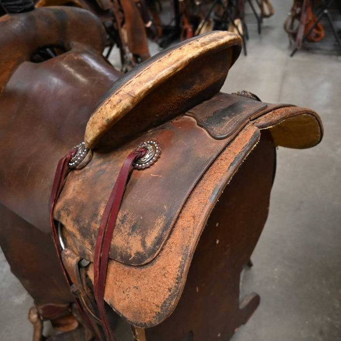 16.5" USED TESKEY'S RANCH SADDLE Saddles - Used Teskey's Saddlery