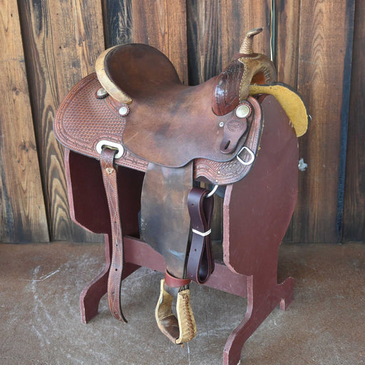 15" USED SRS BARREL SADDLE Saddles - Used SRS SADDLERY
