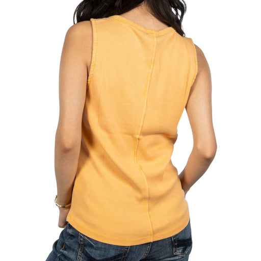 Dylan Rowan Rib Henley Sunset Tank WOMEN - Clothing - Tops - Sleeveless Dylan