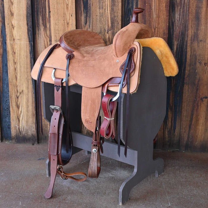 15.5" JEFF SMITH BUSTER WELCH RANCH CUTTER SADDLE