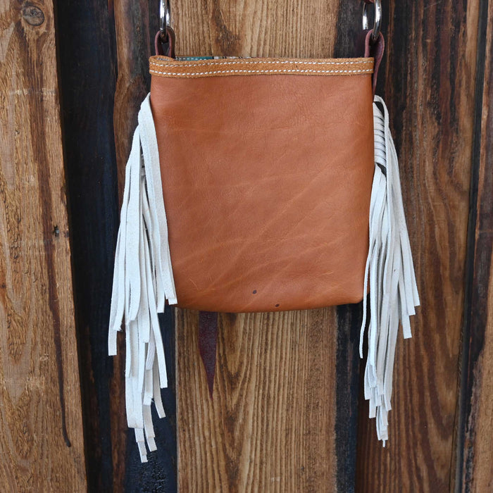 5M Leather Crossbody Chap Purse