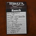 13" TESKEY'S STRIP DOWN RANCH SADDLE Saddles - New Teskey's Saddlery