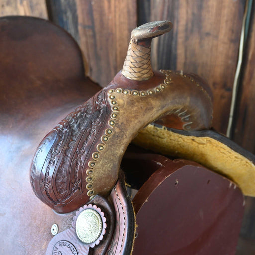 15" USED SRS BARREL SADDLE Saddles - Used SRS SADDLERY