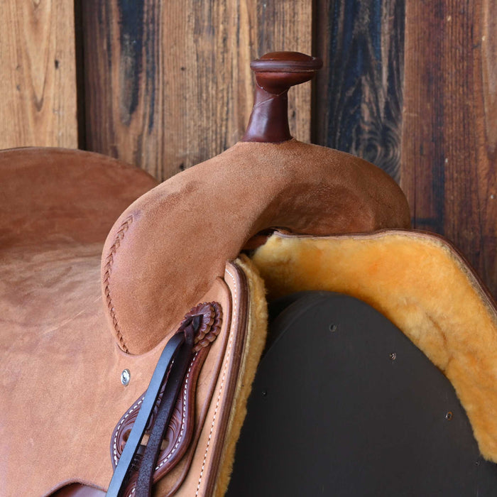15.5" JEFF SMITH BUSTER WELCH RANCH CUTTER SADDLE