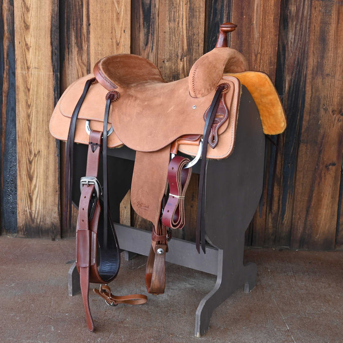 15.5" JEFF SMITH BUSTER WELCH RANCH CUTTER SADDLE