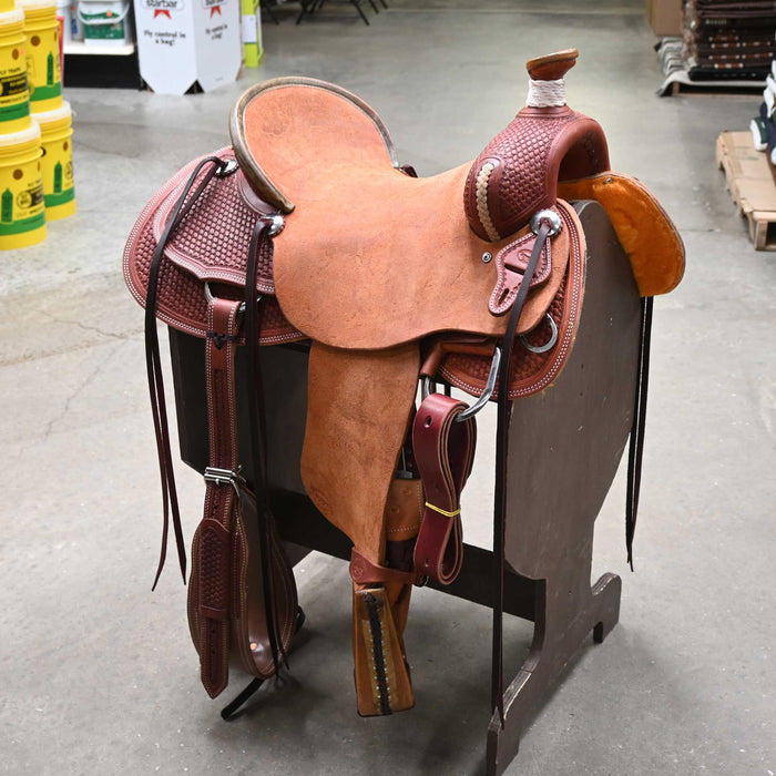 16.5" TESKEY'S RANCH ASSOCIATION SADDLE Saddles - New Teskey's Saddlery