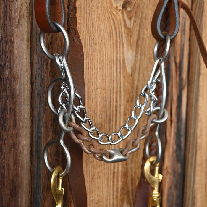 Circle Gag Chain 3pc. Bridle Rig Sale Barn misc
