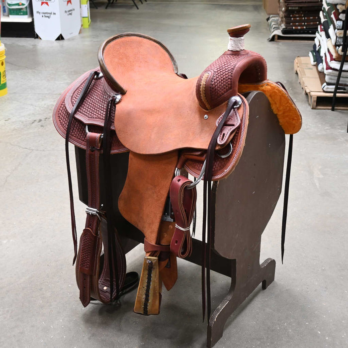 16.5" TESKEY'S RANCH ASSOCIATION SADDLE Saddles - New Teskey's Saddlery