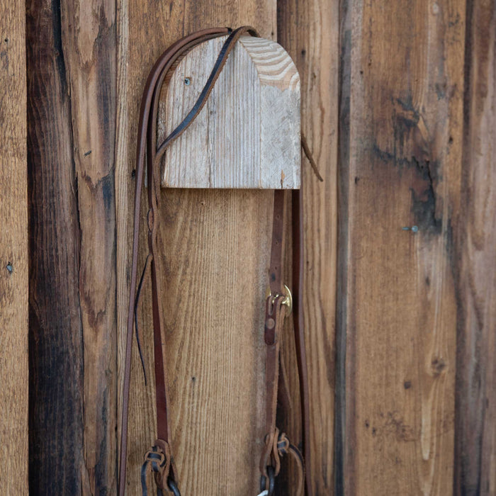 Smooth Snaffle Bridle Rig w/Single Ear Headstall
