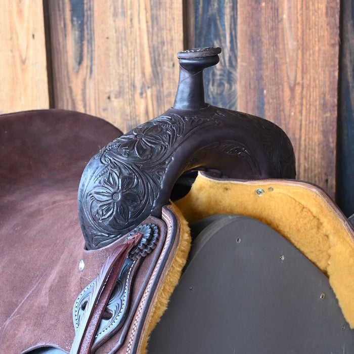 16" JEFF SMITH BUSTER WELCH RANCH CUTTER SADDLE
