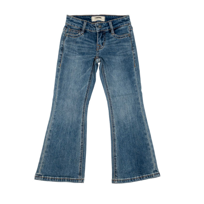 Rock & Roll Denim Girl's Curved Embroidered Bootcut Jean KIDS - Girls - Clothing - Jeans Panhandle