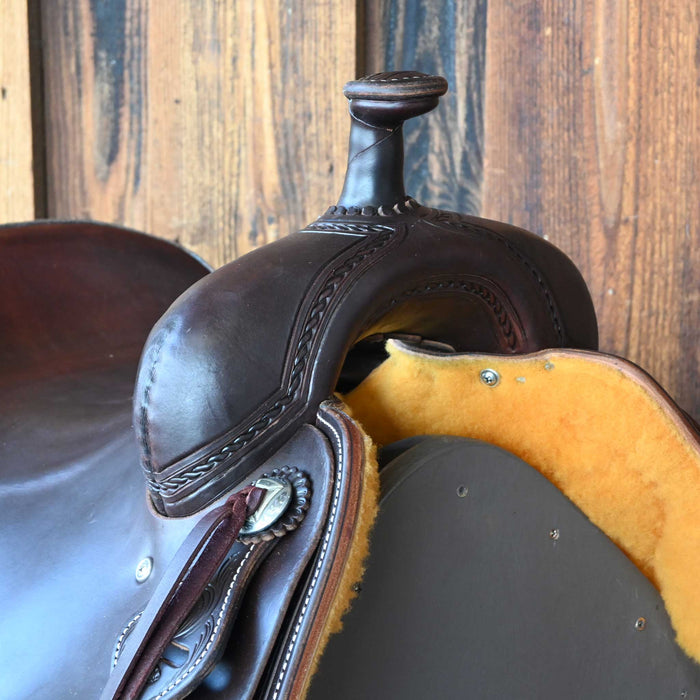 16" JEFF SMITH BUSTER WELCH RANCH CUTTER SADDLE