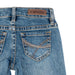 Rock & Roll Denim Girl's Curved Embroidered Bootcut Jean KIDS - Girls - Clothing - Jeans Panhandle