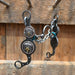 Paul Petska Ported Chain Bit w/ Gold Cross Conchos Tack - Bits Paul Petska