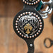 Paul Petska Ported Chain Bit w/ Gold Cross Conchos Tack - Bits Paul Petska