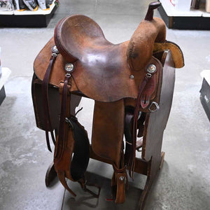 13.5" USED JEFF SMITH XTREME BARREL SADDLE Saddles Jeff Smith