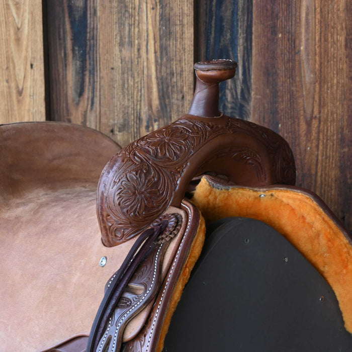 16.5" JEFF SMITH BUSTER WELCH RANCH CUTTER SADDLE