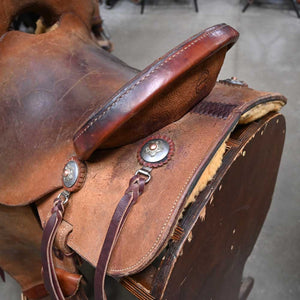 13.5" USED JEFF SMITH XTREME BARREL SADDLE Saddles Jeff Smith