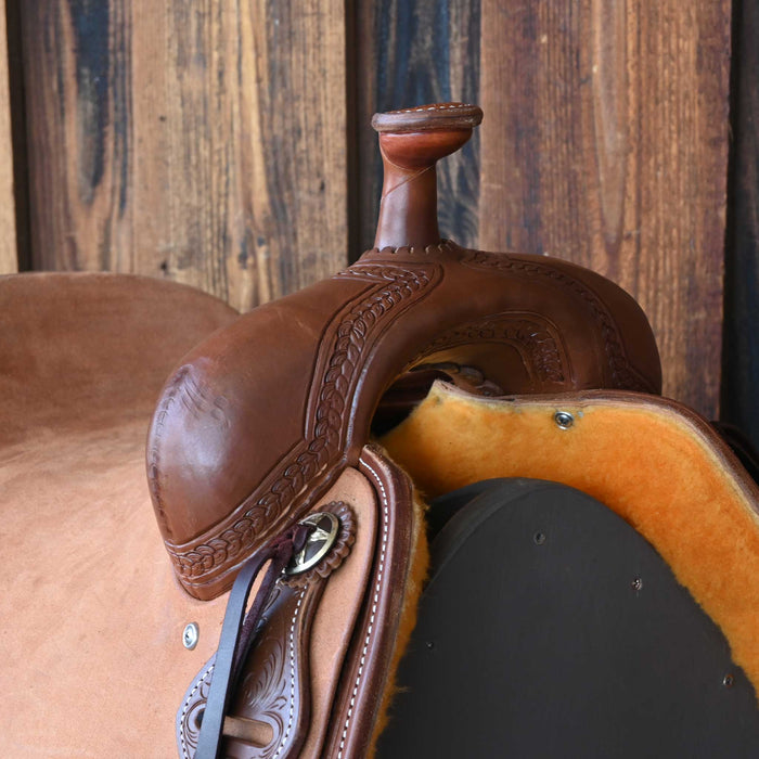 15.5" JEFF SMITH BEAU GALYEAN RANCH CUTTER SADDLE