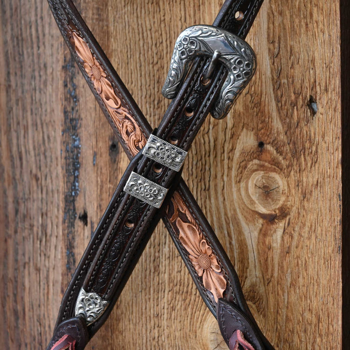 Randall Top Shelf Leather Headstall w/Holland 4pc. Vintage Buckle