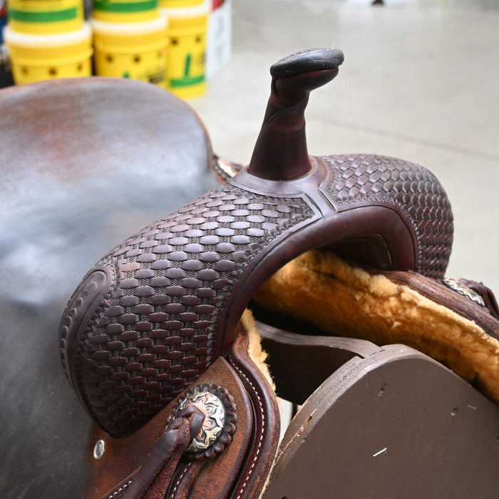 16" USED JEFF SMITH CUTTING SADDLE Saddles - Used Jeff Smith