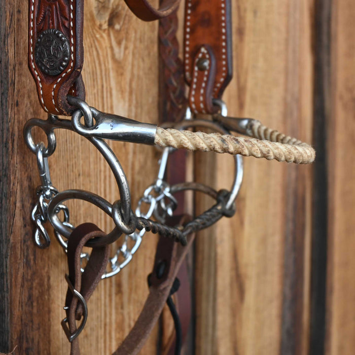 Twisted Wire Snaffle Gag Bridle Rig Sale Barn misc