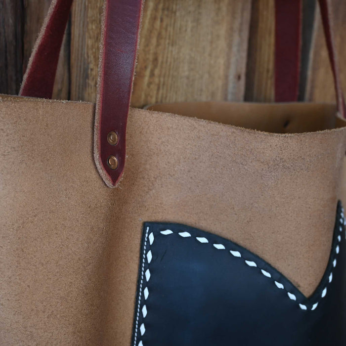 Emerson Trade Co. Leather Tote Bag