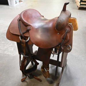 17" USED JEFF SMITH CUTTING SADDLE Saddles Jeff Smith   