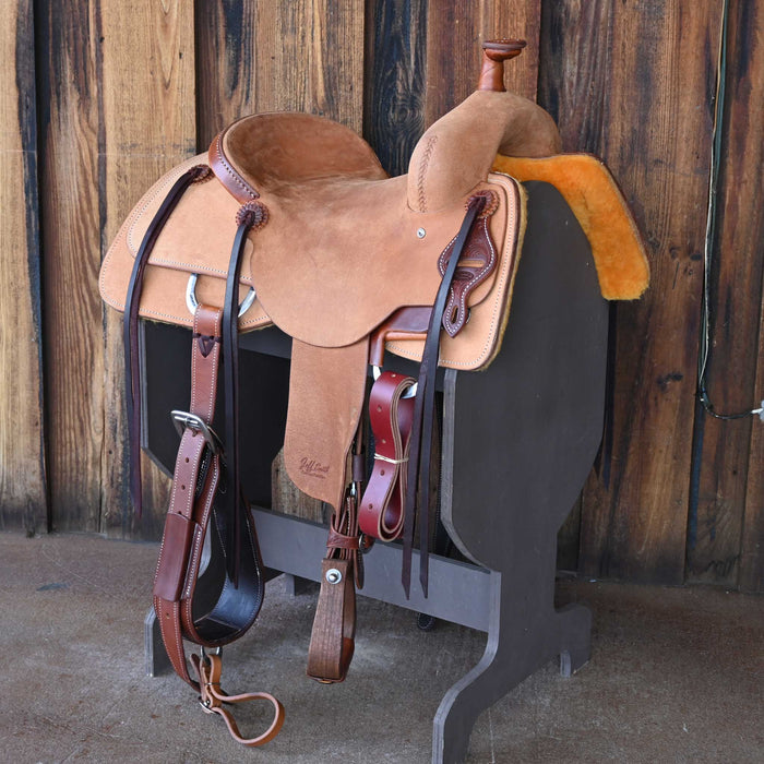 15" JEFF SMITH BUSTER WELCH RANCH CUTTER SADDLE