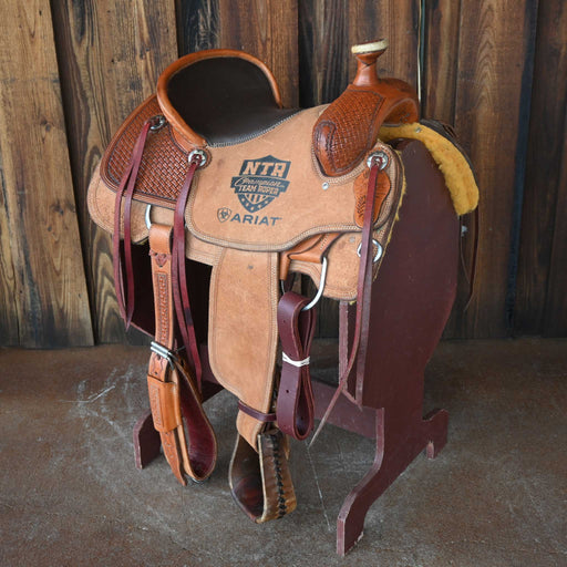 14.5" USED SCOTT THOMAS TEAM ROPING SADDLE Saddles - Used Scott Thomas
