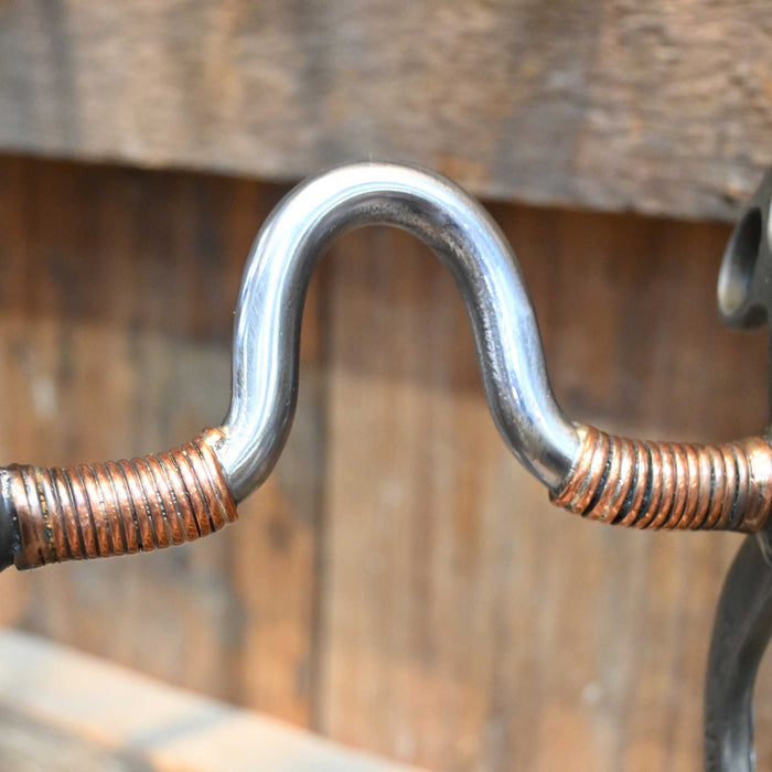 S. White Copper Wrapped Solid Port Bit Tack - Bits S. White