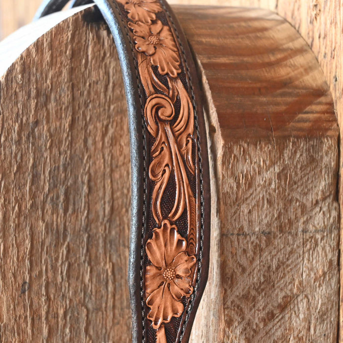 Randall Top Shelf Leather Headstall w/Blue Bonnet Co. Vintage Buckle