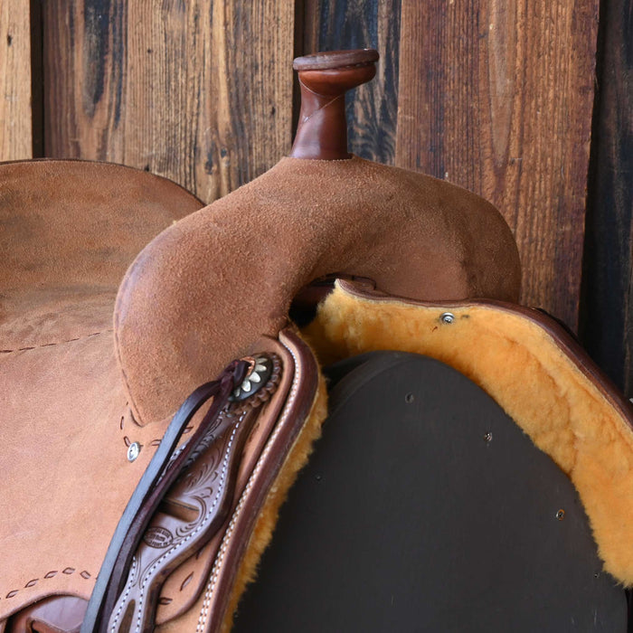 16" JEFF SMITH BUSTER WELCH RANCH CUTTER SADDLE
