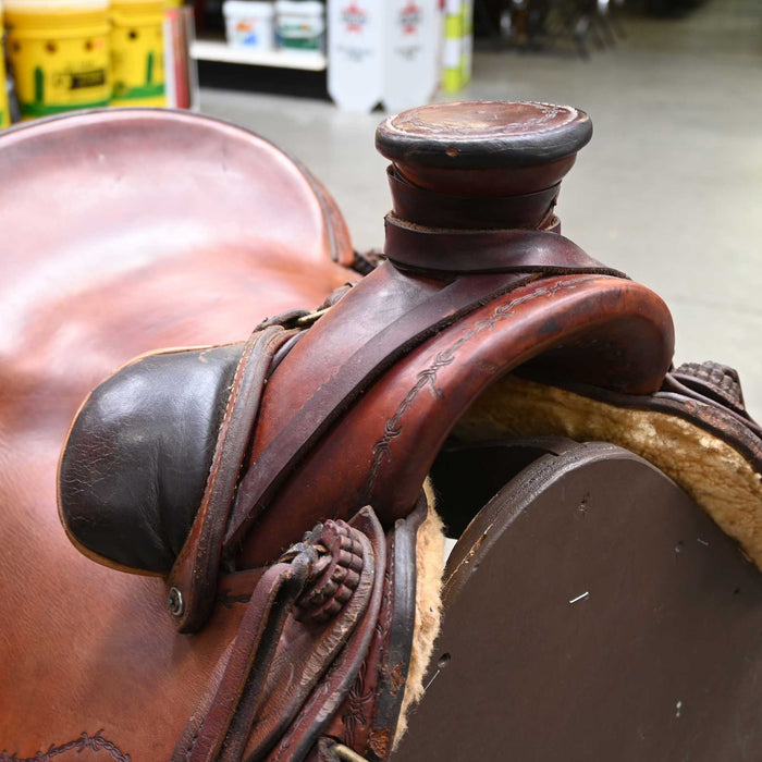 16.5" USED BOB MOLINE WADE SADDLE