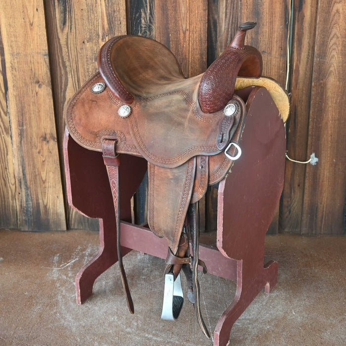 14" USED MARTIN FEARLESS BARREL SADDLE Saddles - Used Martin Saddlery