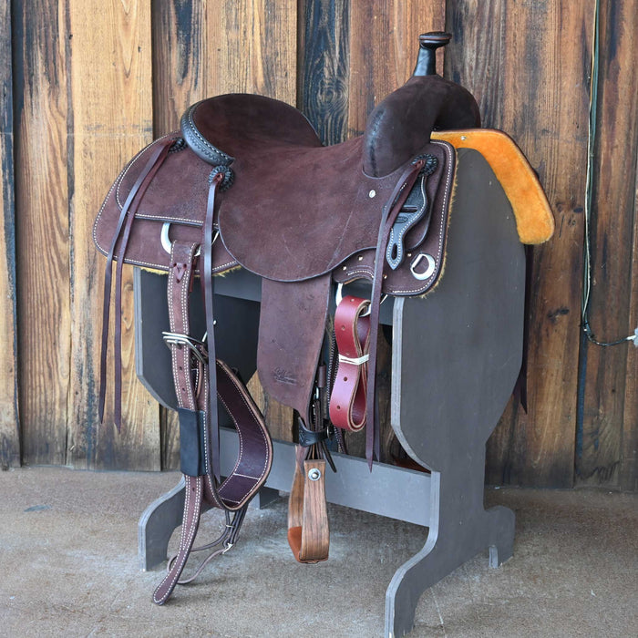 16" JEFF SMITH BUSTER WELCH RANCH CUTTER SADDLE