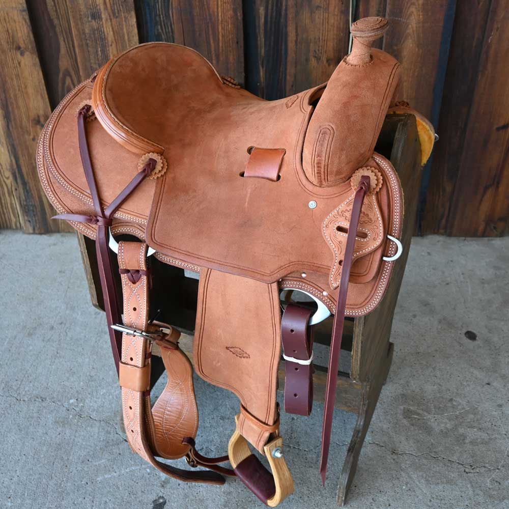 16" LUKE LANE RANCH CUTTING SADDLE Saddles Luke Lane   