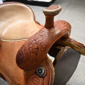 15" USED FORT WORTH ALL AROUND SADDLE Saddles Fort Worth Saddle Co.