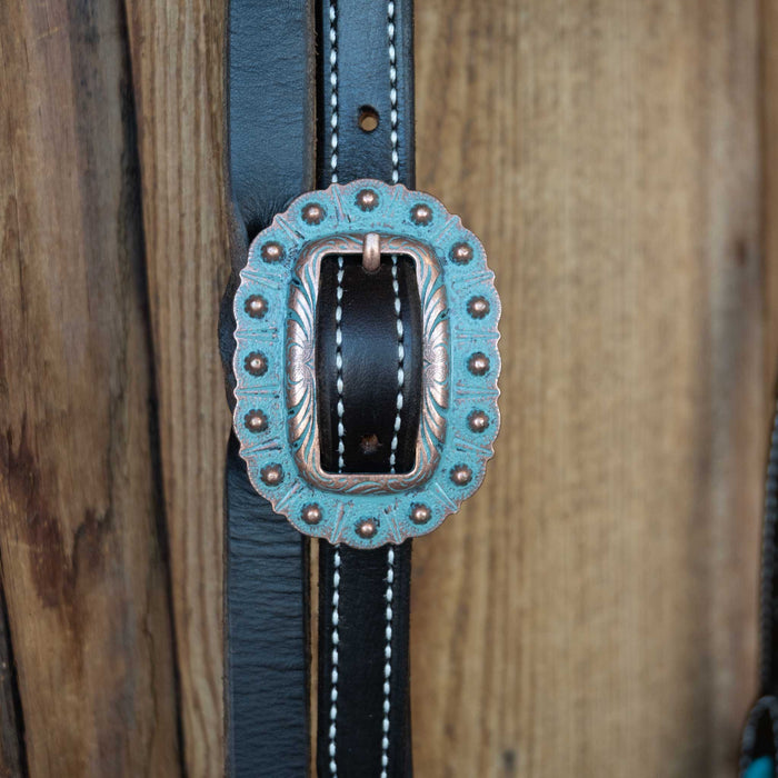 Kerry Kelley Square Dogbone Bridle Rig w/Single Ear Headstall
