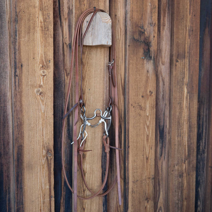 Kerry Kelley Silver Mounted 144 Bridle Rig w/Split Ear Headstall
