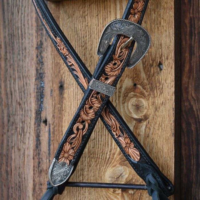 Randall Top Shelf Leather Headstall w/Sterling Silver Vintage Buckle