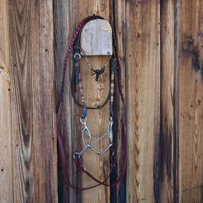 Twisted Wire Snaffle Gag Bridle Rig Sale Barn misc