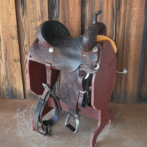 14.5" USED JEFF SMITH C3 BARREL SADDLE Saddles - Used Jeff Smith