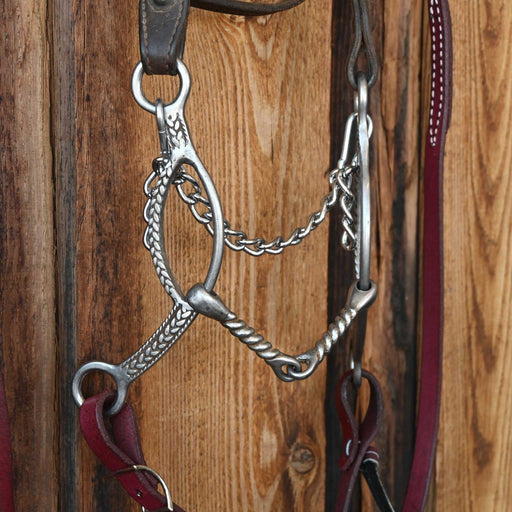 Twisted Wire Snaffle Gag Bridle Rig Sale Barn misc